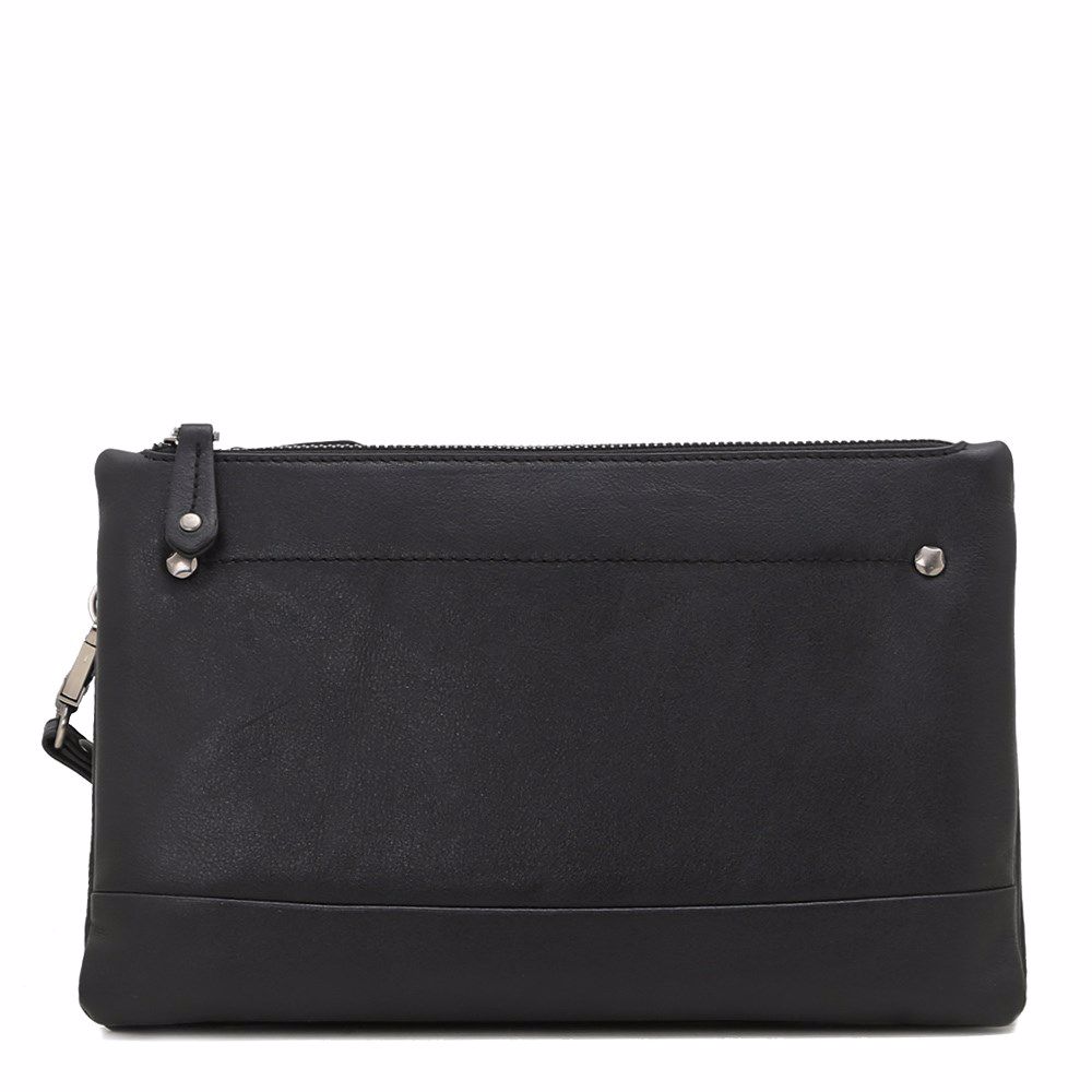 Барсетка мужская из натуральной кожи, Черный
Барсетка мужская из натуральной кожи, Черный