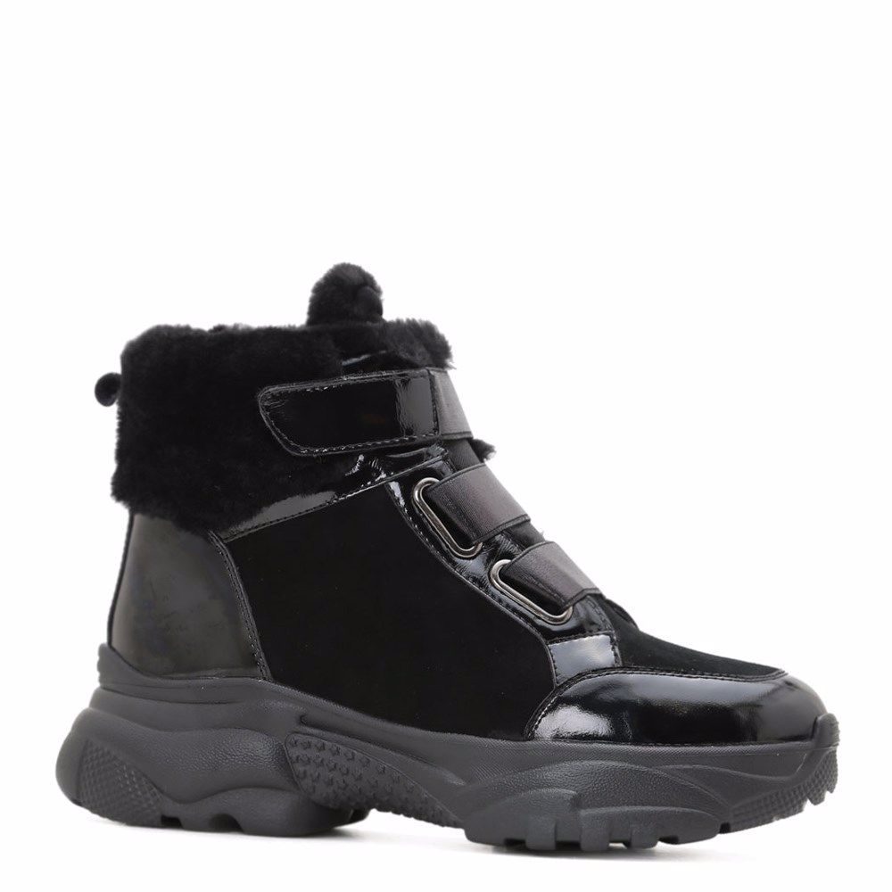 Черевики зимові на низькому ходу, Чорний
Черевики зимові на низькому ходу, Чорний