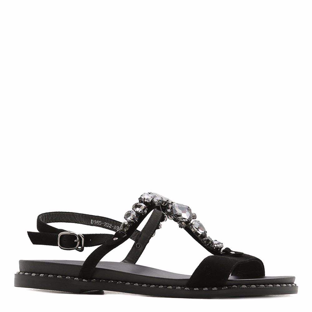 Босоніжки на низькому ходу, Чорний
Босоніжки на низькому ходу, Чорний