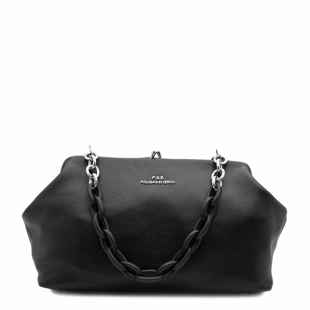 Сумка з натуральної шкіри, Чорний
Сумка з натуральної шкіри, Чорний