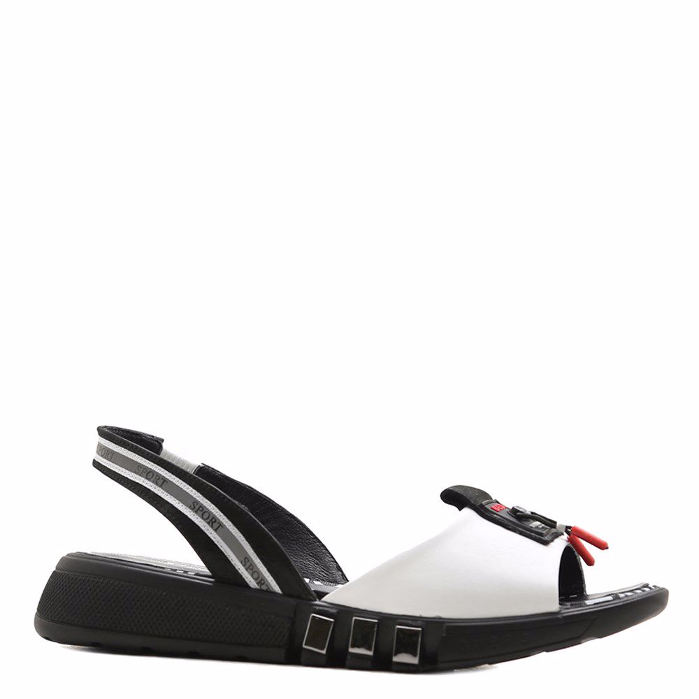 Босоніжки на низькому ходу, Білий
Босоніжки на низькому ходу, Білий