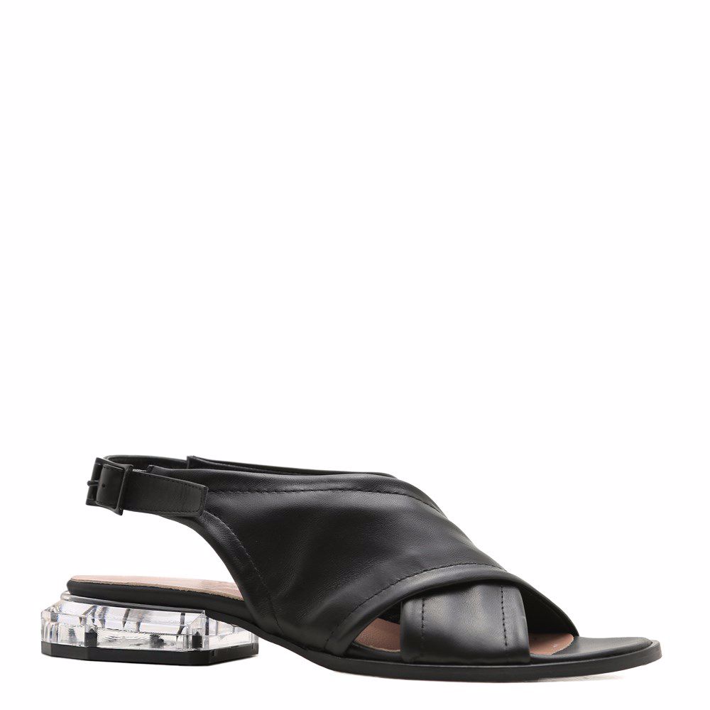 Босоніжки на низькому ходу, Чорний
Босоніжки на низькому ходу, Чорний