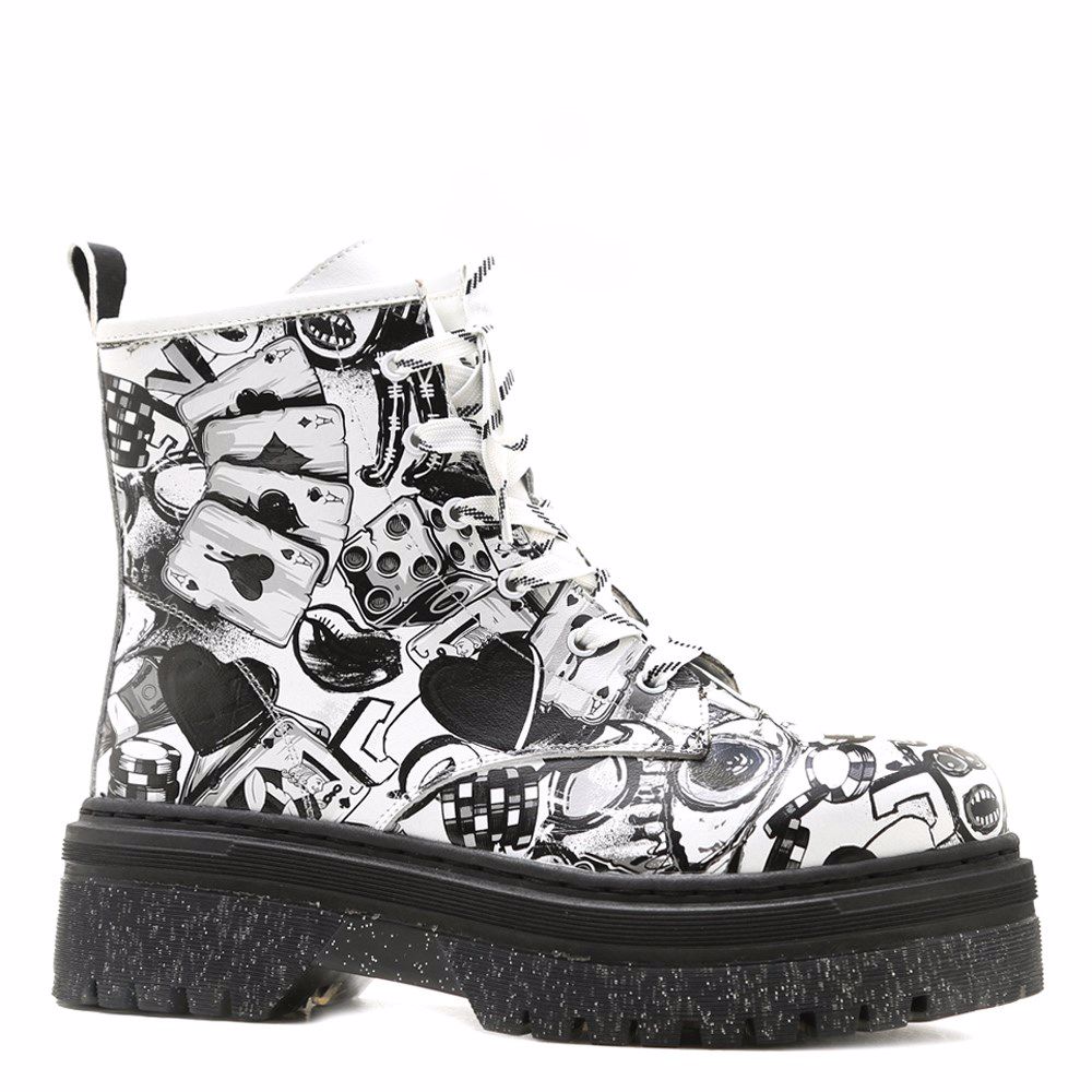 Черевики осінні на низькому ходу prego, Білий
Черевики осінні на низькому ходу prego, Білий