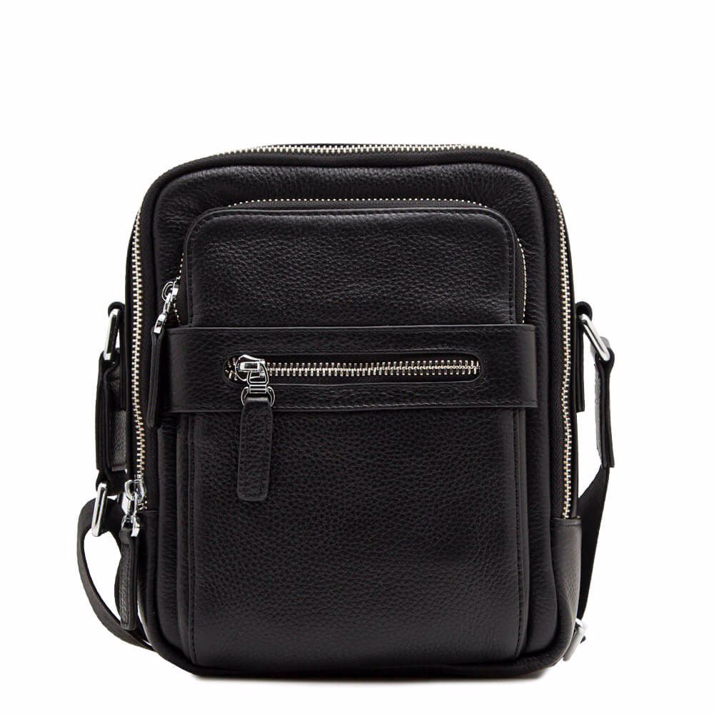 Сумка чоловіча з натуральної шкіри prego, Чорний
Сумка чоловіча з натуральної шкіри prego, Чорний