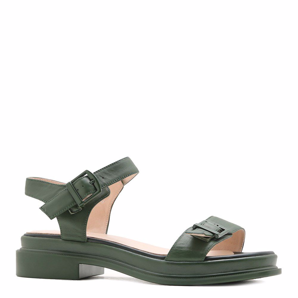 Босоножки на низком ходу, Зелений
Босоножки на низком ходу, Зелений