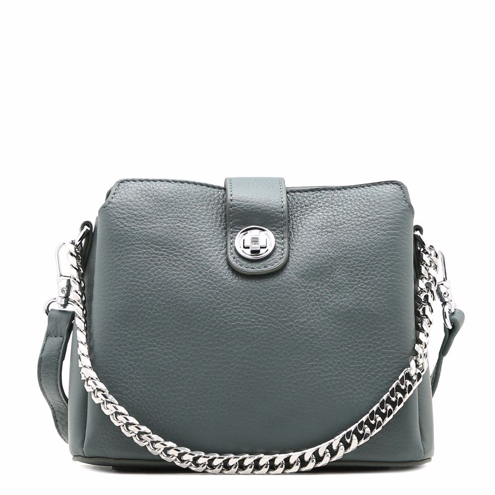 Сумка из натуральной кожи, Бірюзовий
Сумка из натуральной кожи, Бірюзовий