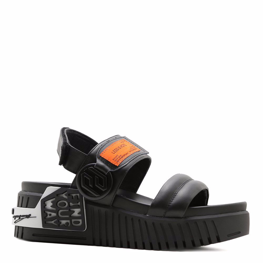 Босоніжки на платформі, Чорний
Босоніжки на платформі, Чорний