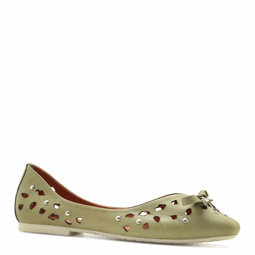 Туфли с перфорацией, Оливковый
Туфли с перфорацией, Оливковый