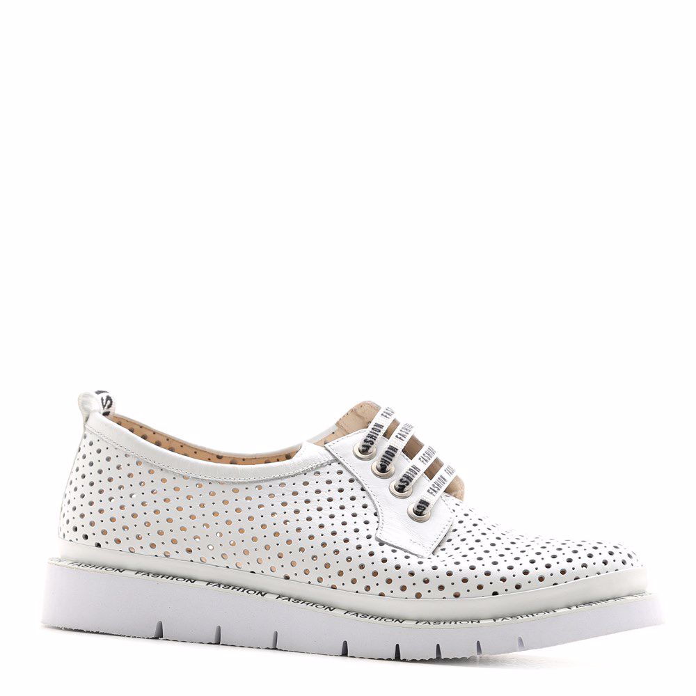 Туфлі з перфорацією, Білий
Туфлі з перфорацією, Білий