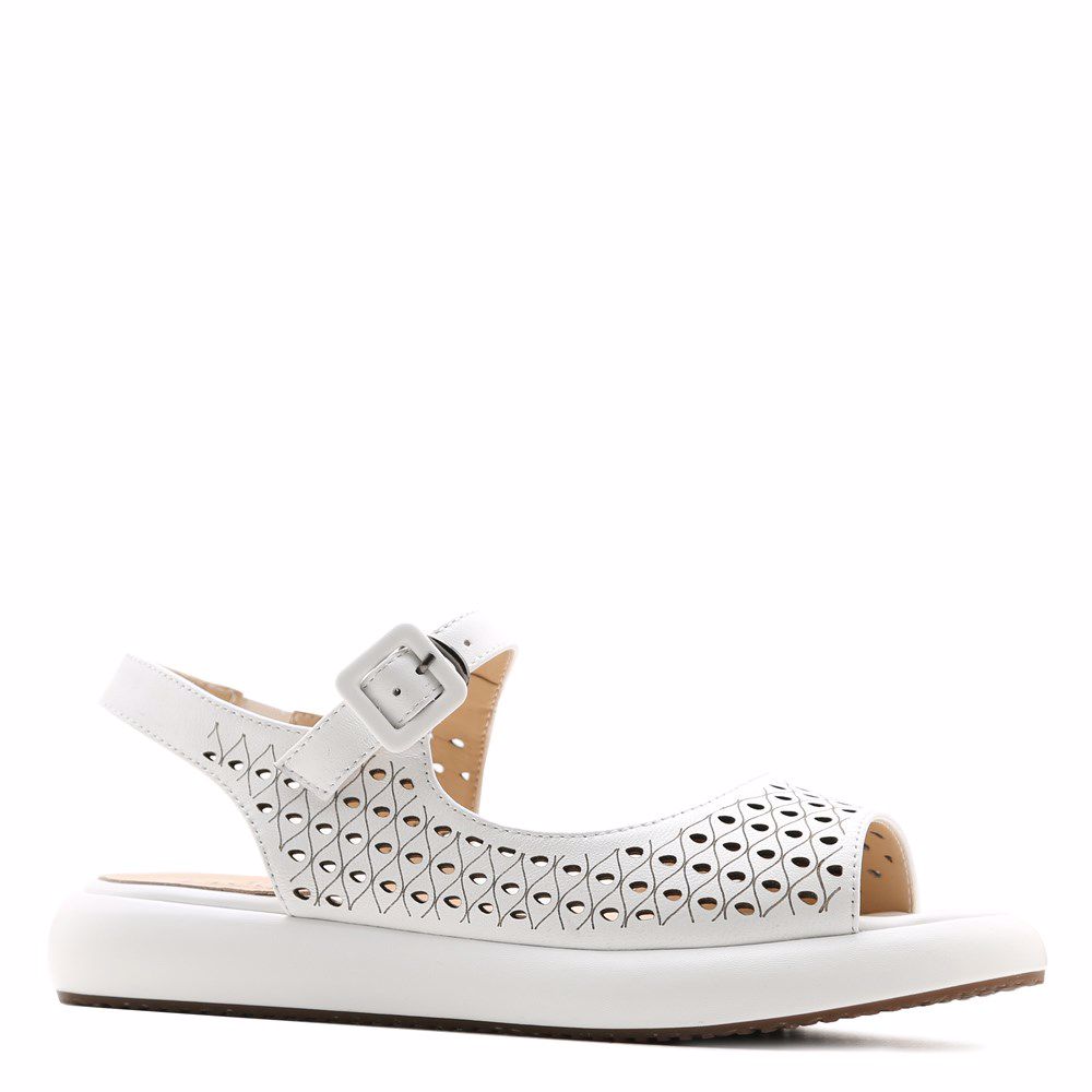 Босоніжки на низькому ходу, Білий
Босоніжки на низькому ходу, Білий