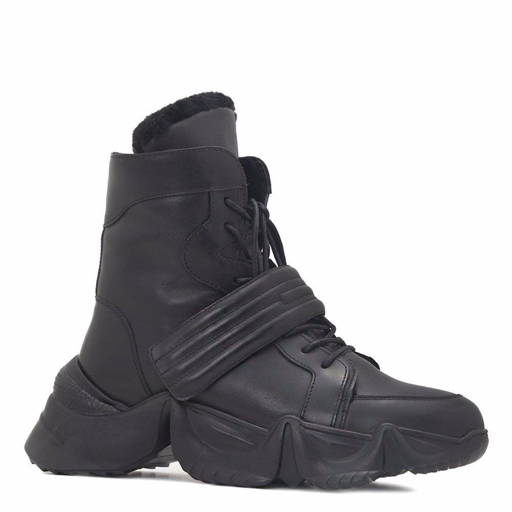 Черевики зимові на низькому ходу, Чорний
Черевики зимові на низькому ходу, Чорний