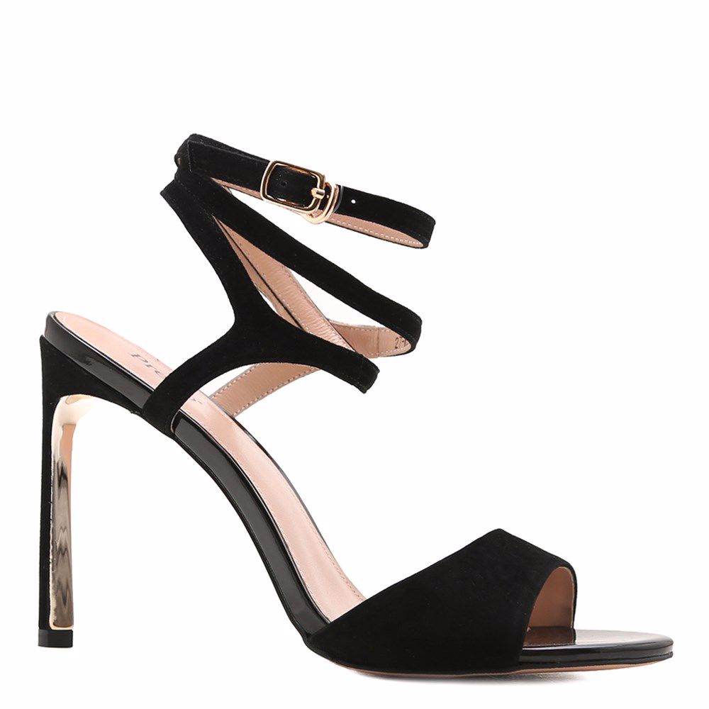 Босоніжки на підборах, Чорний
Босоніжки на підборах, Чорний