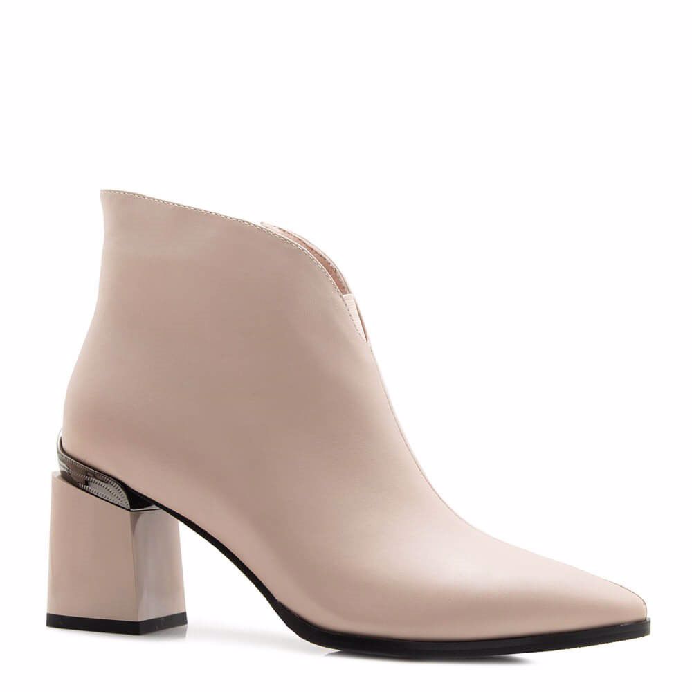 Черевики весняні на підборах prego, Бежевий 
Черевики весняні на підборах prego, Бежевий