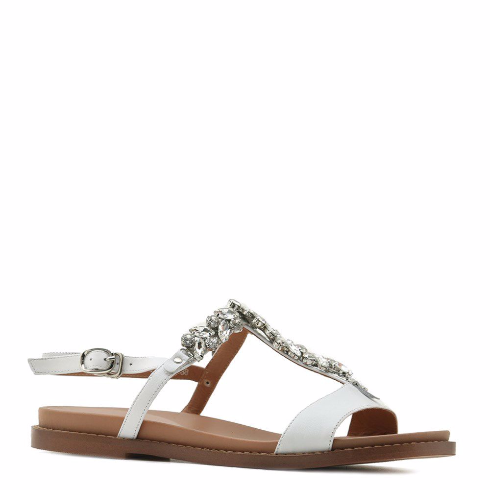 Босоножки на низком ходу, Білий
Босоножки на низком ходу, Білий