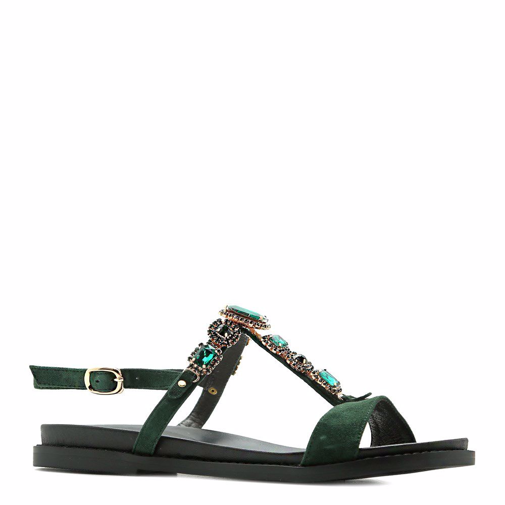 Босоніжки на низькому ходу, Зелений
Босоніжки на низькому ходу, Зелений