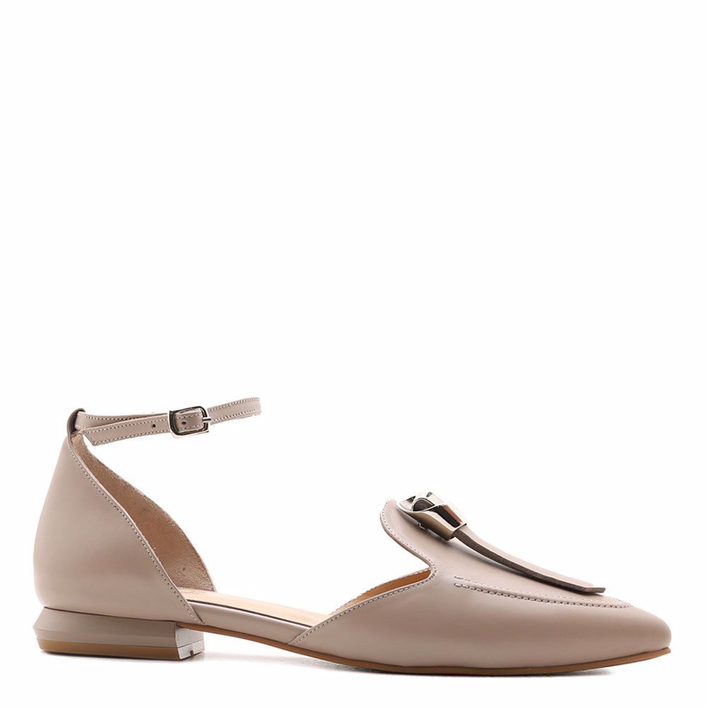 Босоніжки на низькому ходу, Бежевий
Босоніжки на низькому ходу, Бежевий