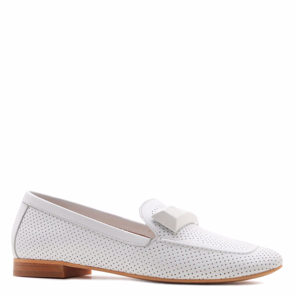 Туфлі з перфорацією prego, Білий
Туфлі з перфорацією prego, Білий