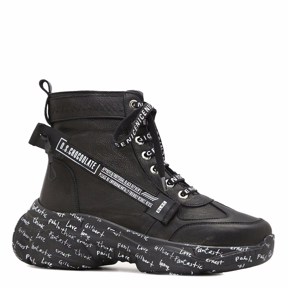 Черевики зимові на низькому ходу, Чорний
Черевики зимові на низькому ходу, Чорний