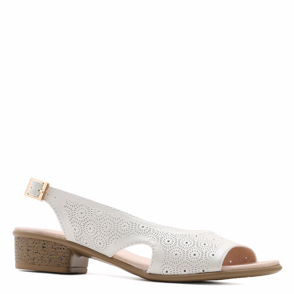 Босоніжки на низькому ходу, Білий
Босоніжки на низькому ходу, Білий